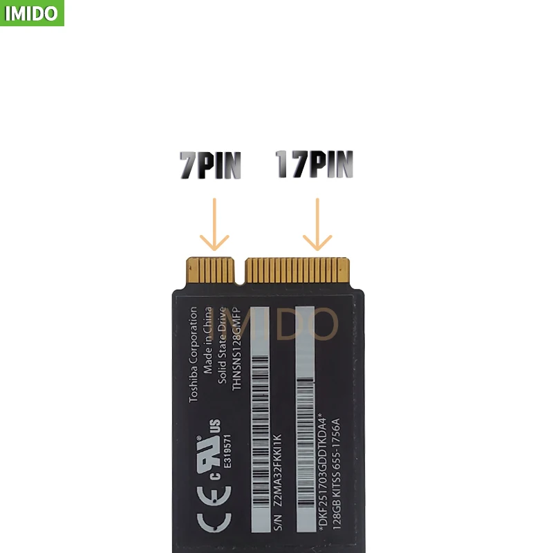Оригинальный 2012 ранний Mid Macbook Air A1466 A1465 256 ГБ SSD Md231 md232 md223 md224 128G Mac твердотельный