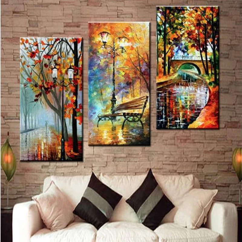 

Full 5D Diamond Painting Landscape Garden 5D Diamond Painting Tree Square Rhinestones Embroidery Cross Stitch Home Decor Rp318