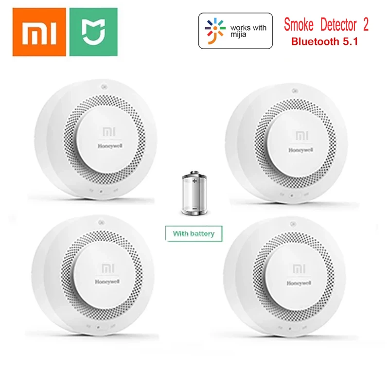 Xiaomi Smoke Detector Honeywell Sensor Fire Alarm Audible&visual Alarm