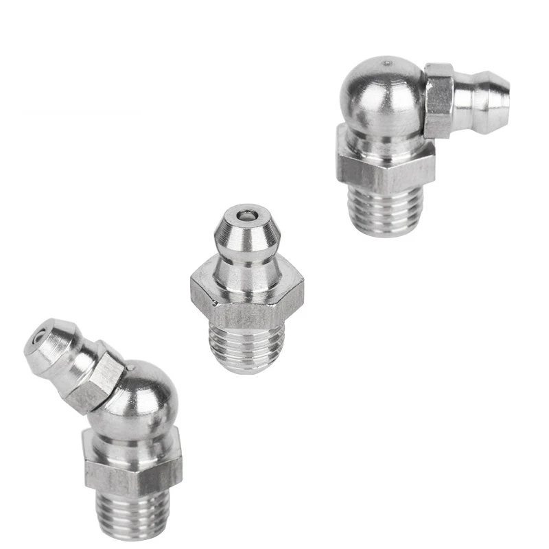 10 шт. 1/8 &quot-28 1/8&quot-27 1/4 1/4&quot-19 3/8 &quot-19 304&quot-19 NPT BSP папа смазочный фитинг для труб из