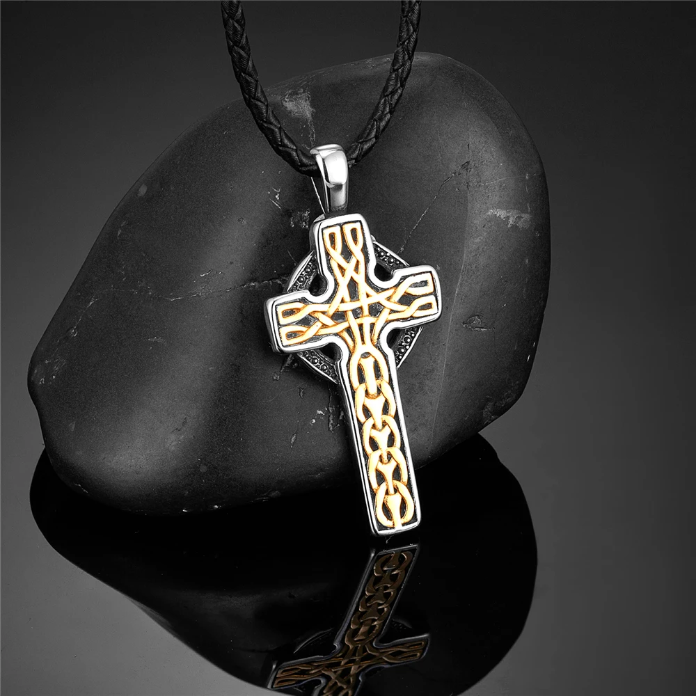 One String Cross Chain Cowboy Cross Necklace