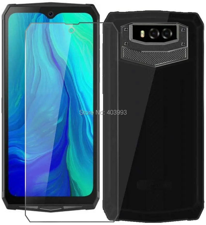 Для Blackview BV9100 мягкий чехол закаленное стекло роскошный ТПУ для телефона с