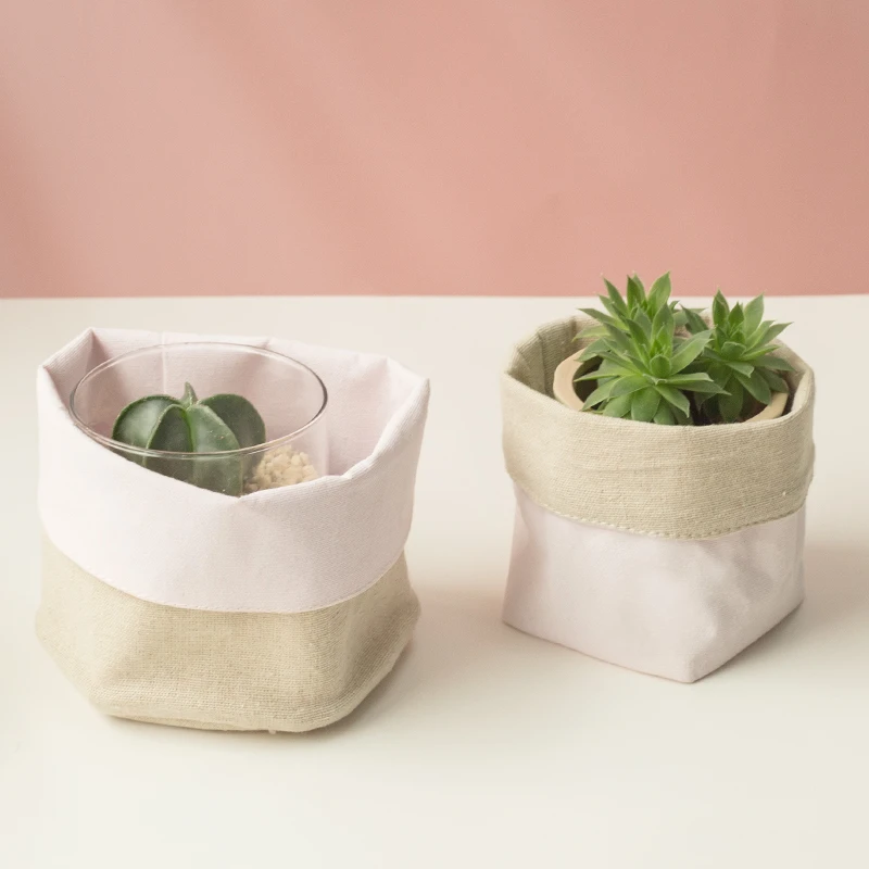 2020 New Style Waterproof Flower Pot Cover Multifunctional Desk Organizer Cosmetic Pen Box For Home Decor pot
