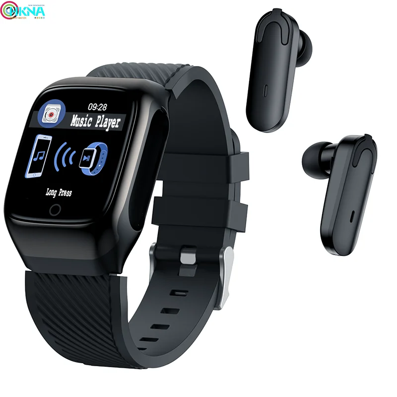 

Smart Bracelet Wireless Bluetooth 5.0 Earphone Call Watch Heart Rate Blood Pressure Wristband For Android iOS Huawei Iphone Vivo