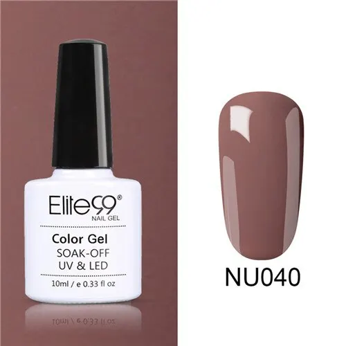 Elite99 Радужный гель для ногтей с блёстками лак Soak Off UV светодиодный голограмма лак для ногтей 10 мл голографический эффект лак для ногтей - Цвет: 040