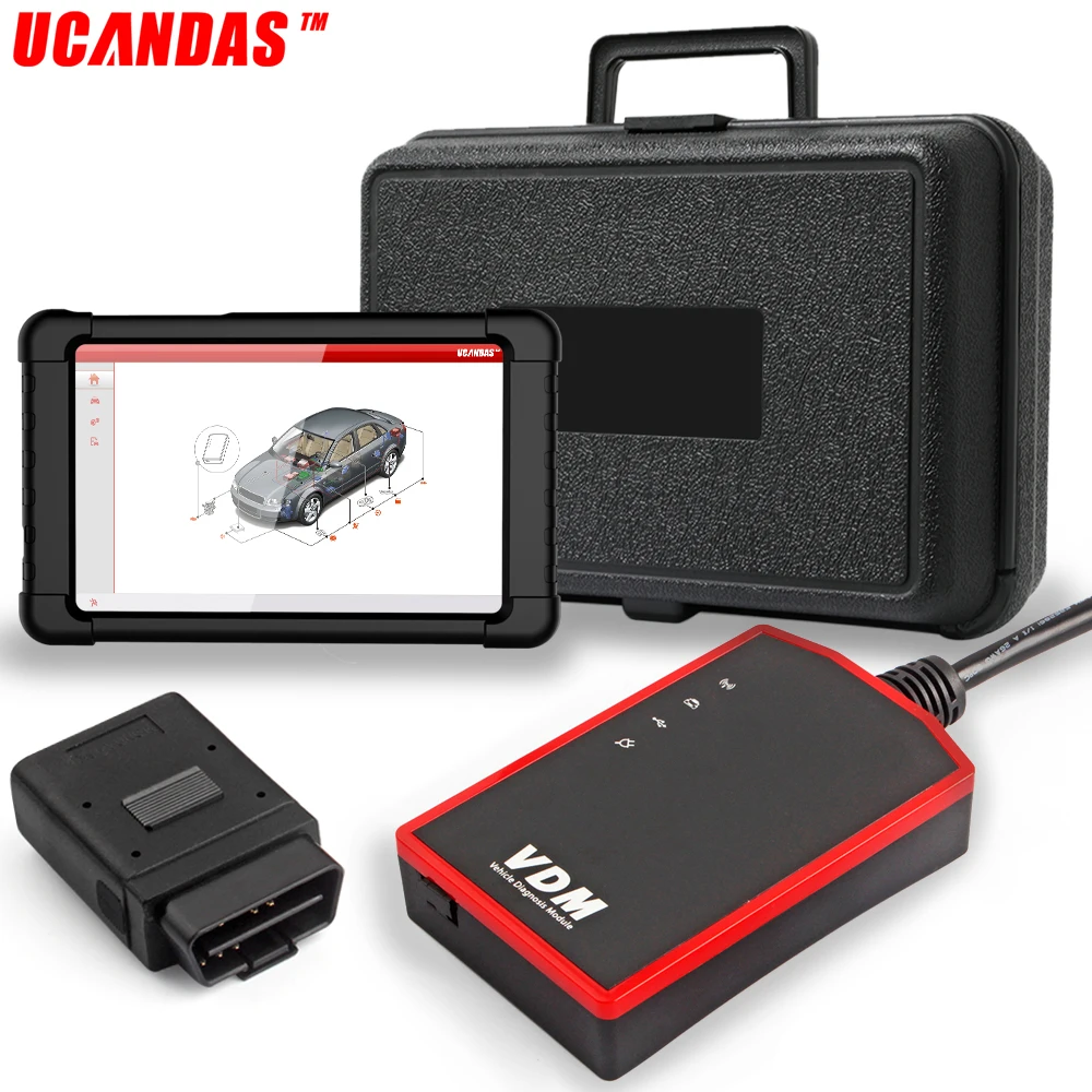 Сканер UCANDAS VDM Wi-Fi OBD2 сканер ABS подушка безопасности масло EPB DPF сброс OBD 2