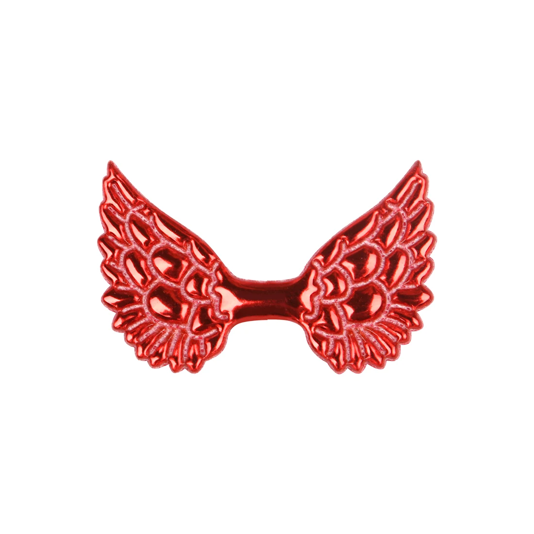 XIMA 20pcs/lot 5CM PU Leather Wings Apparel Sewing Patch Fashion Handmade Accessories for Bows No Clips DIY Hair Accessories