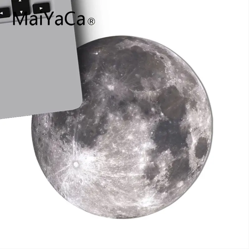 MaiYaCa Новое поступление Луна уникальная настольная панель коврик для игровой мыши Гладкий блокнот для записи настольных компьютеров мат игровой коврик для мыши
