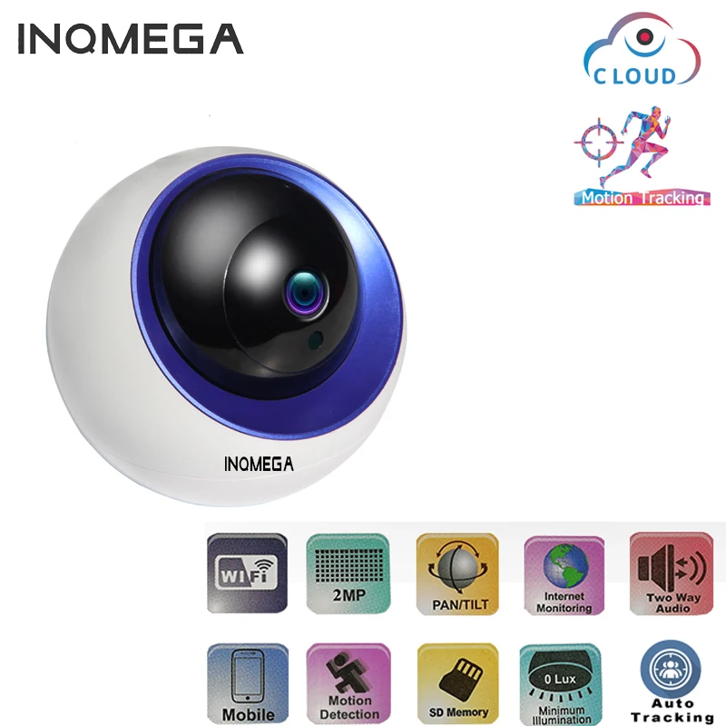 

INQMEGA 4M Surveillance Camera Intelligent Auto Tracking Cloud IP Camera Home Security Wireless WiFi CCTV Camera with Net Port