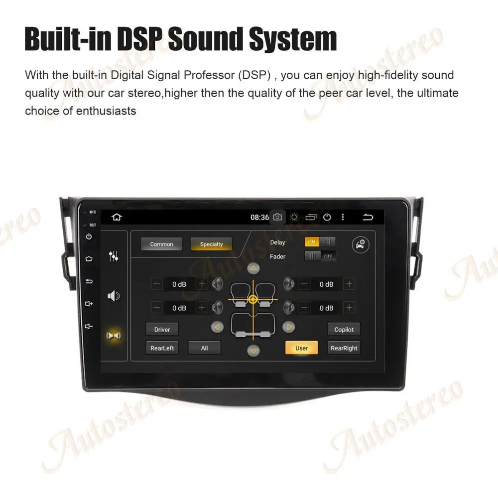 DSP Android 10,0 автомобильный dvd-плеер gps навигация для TOYOTA RAV4 2006-2012 головное устройство рекордер Авто Радио стерео Мультимедийный Плеер