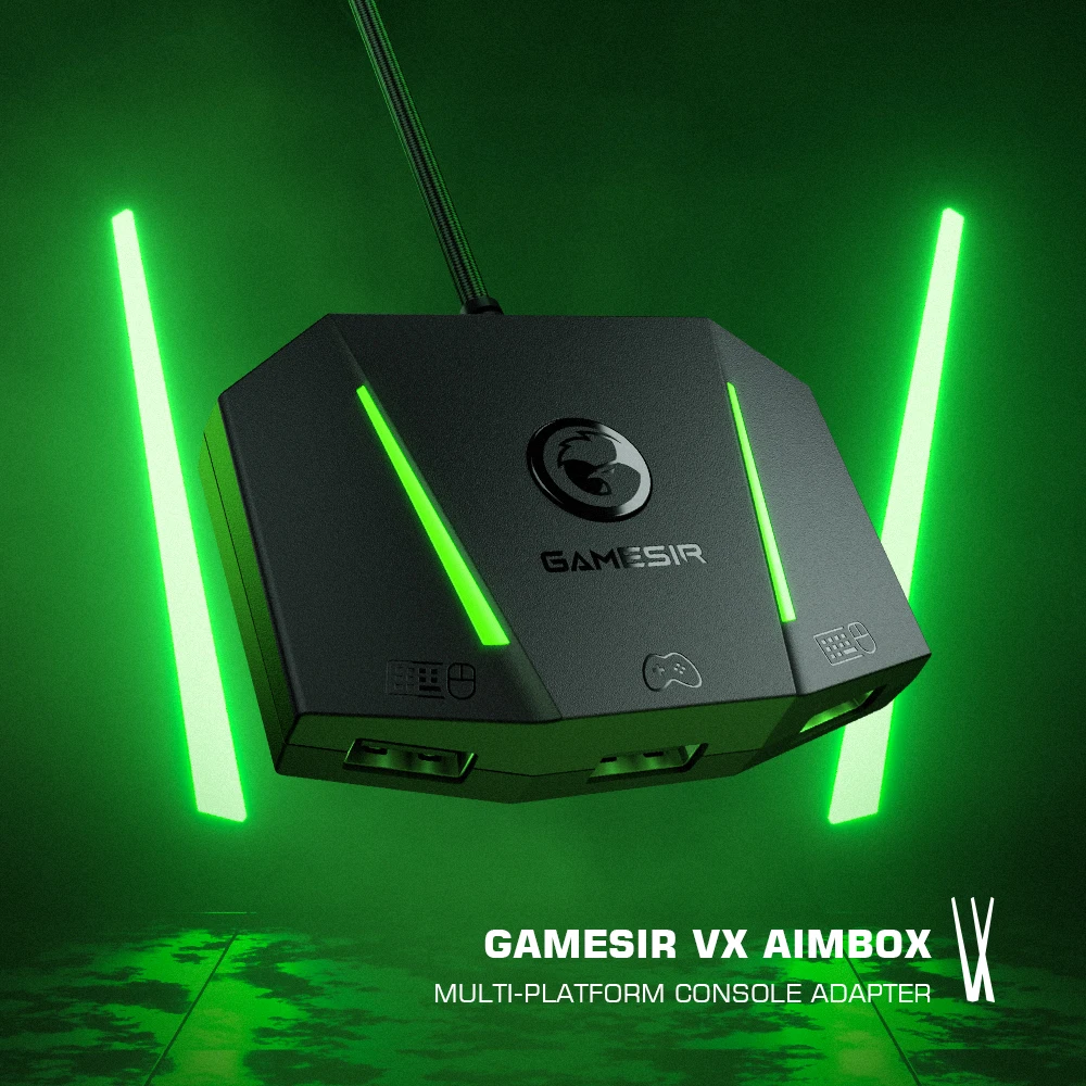 GameSir VX AimBox Keyboard Mouse Controller Adapter Converter for Xbox Series X/S Xbox One PlayStation 4 PS4 Nintendo Switch