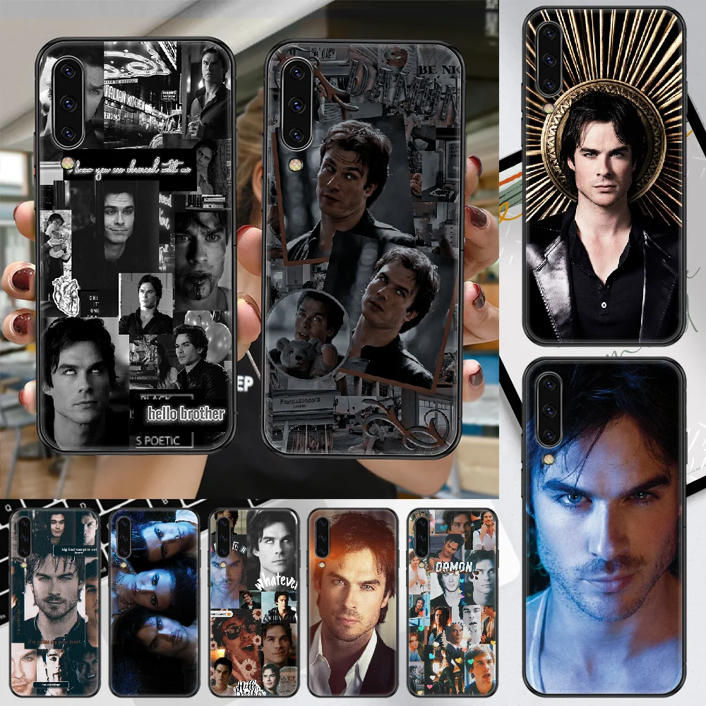 The Vampire Diaries Damon Salvatore Phone case For Samsung Galaxy A 3 5 7 8 10 20 21 30 40 50 51 70 71 E S 2016 2018 4G black | Мобильные
