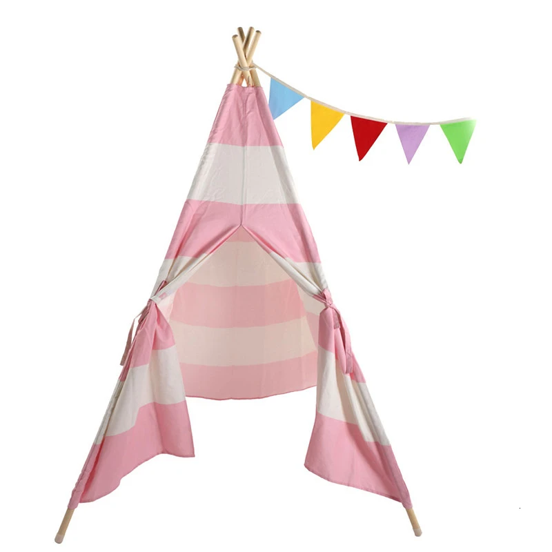 Children Princess Pink Castle Tents Portable Boys Girls Indoor Outdoor Garden Folding Play Tent   Large Outdoor Kids Play Tent (8)