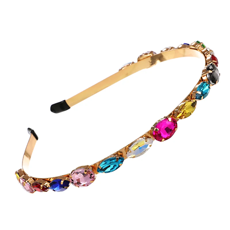 

ZHINI Rhinestone Crystal Baroque Hairbands For Women New Handmade DIY Hair Accessories Hair Ornaments Women Hair Weddind Jewelry