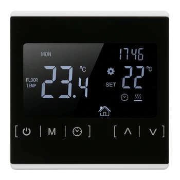 

Touch Screen Temperature Controller Thermoregulator Electric Room Thermostat loor Heating System Water Heating Thermoregulator