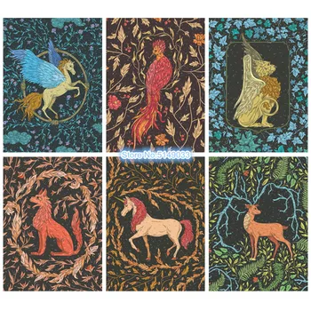 

Cartoon Unicorn Phoenix Griffin Diamond Embroidery Full Square/Round Drill Diy Diamond Painting Cross Stitch Mosaic Home Decor