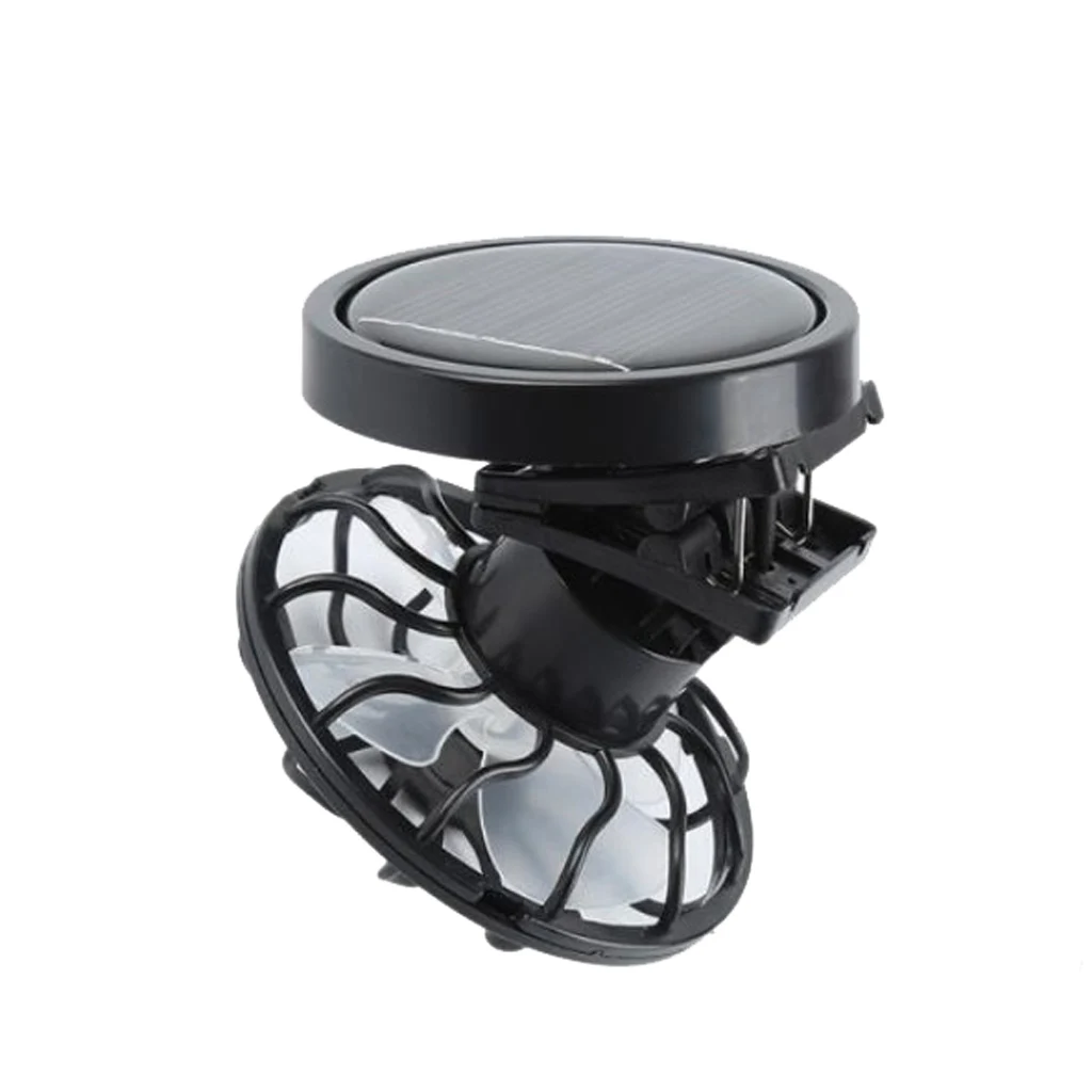 Clip-on Cap Mini Solar Powered Fan with Cap for Indoor Outdoor Handsfree C