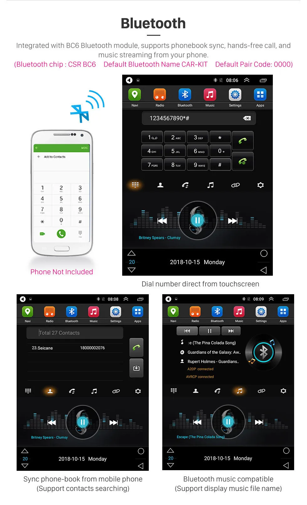 Discount Seicane for 2003 2004 2005 2006 2007 Honda Accord 7 Android 9.1 9.7 inch Car GPS Navigation Radio Unit Player Mirror Link 1080P 9