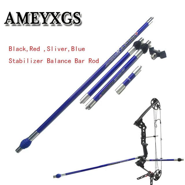  US $105.45 Compound Balance Archery Stabilizer Balance Weight Carbon Damper Sliencer Shootin