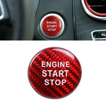 

Carbon Fiber Car Start Stop Push Button Cover Control Button Protector For Lexus IS250 IS300