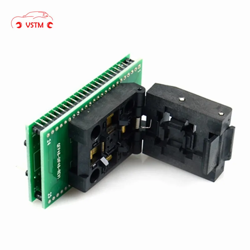 

Новейший TQFP48 LQFP48 QFP48 к разъему DIP48 с шагом 0,5 мм адаптер программирования MCU тестирование IC гнездо программатор адаптер гнездо