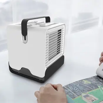 

USB Mini Portable Air Conditioner Humidifier Purifier Light Desktop Air Cooling Fan Air Cooler Fan for Office Home
