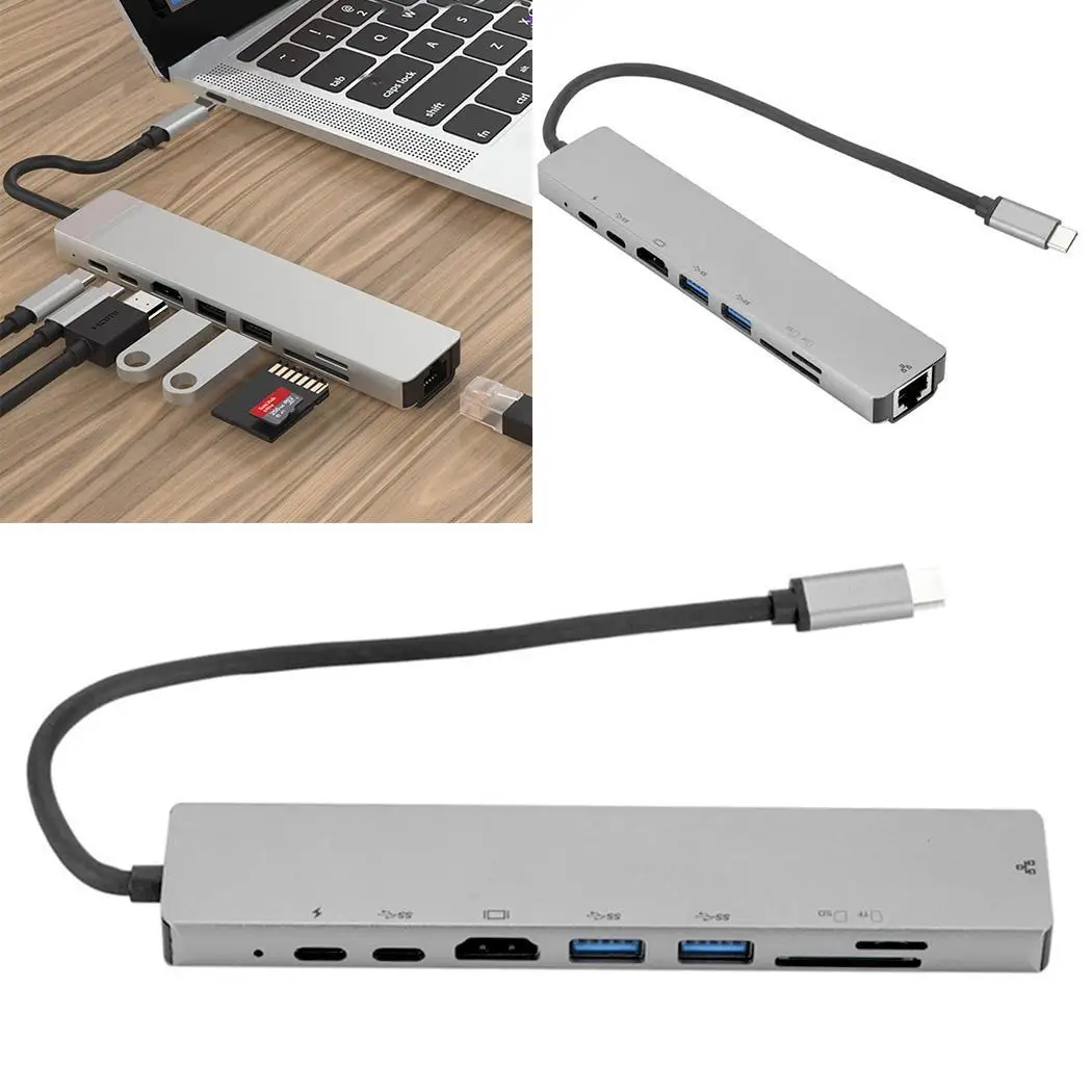 Usb type C к HDMI Thunderbolt 3 адаптер станция dex с HDMI USB 3,0 порты для MacBook Pro VGA кабель MateBook