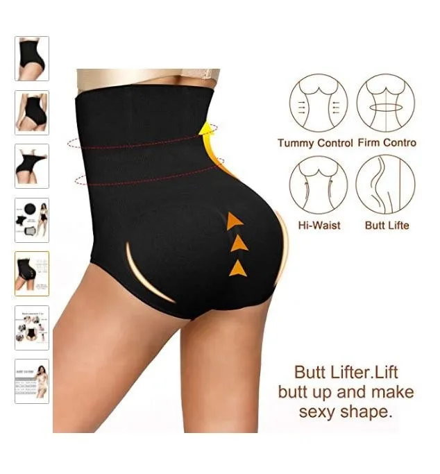Women High Waist Seamless Tummy Body Shaper Control Panties Underwear Slimming Belly Work Out Pant Fajas Waist Trainer Shapewear best shapewear for tummy and waist