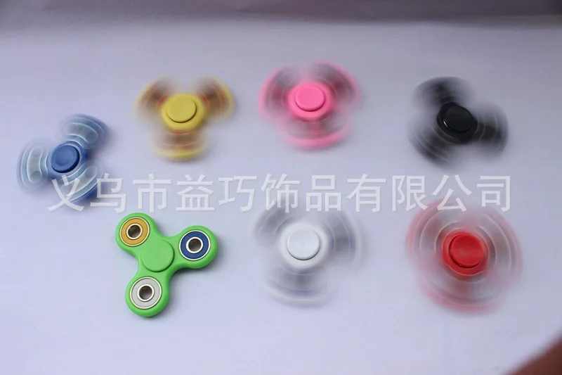 Спиннер-Спиннер для релаксации, Гироскопическая игрушка, сплошной цвет, камуфляж, блестящий светодиодный, релаксация, ABS, трилистник, окно, коробка, Спиннер, аксессуары
