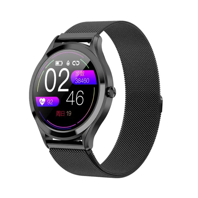 mk smartwatch purple