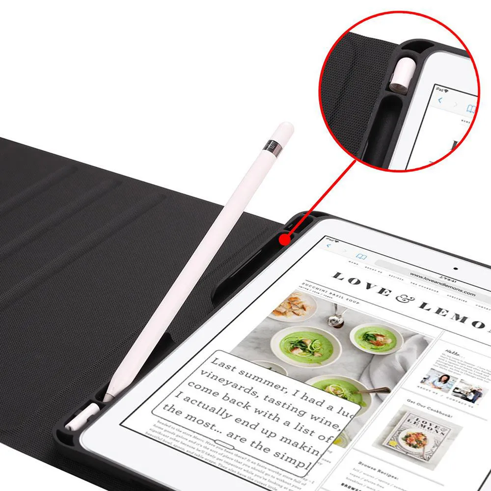 20% Bluetooth клавиатура кожаный чехол с карандашом держатель для iPad 10,2 съемный с Подсветкой Bluetooth клавиатура чехол подставка