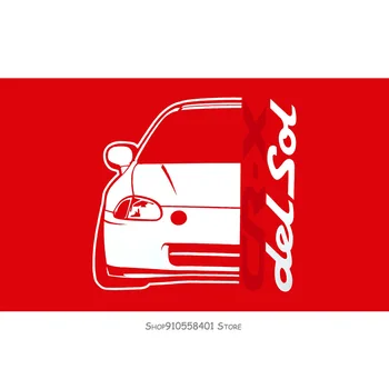 

Honda Crx Del Sol Vti (Eg2) Car Racing Cotton TFlag