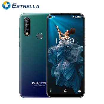 

OUKITEL C17 Pro 4G Smartphone 6.35 inch 2.5D Arc Screen MTK6763 2.0GHz Cortex-A5 4+64GB Android 9.0 Triple Camera Dual Nano SIM