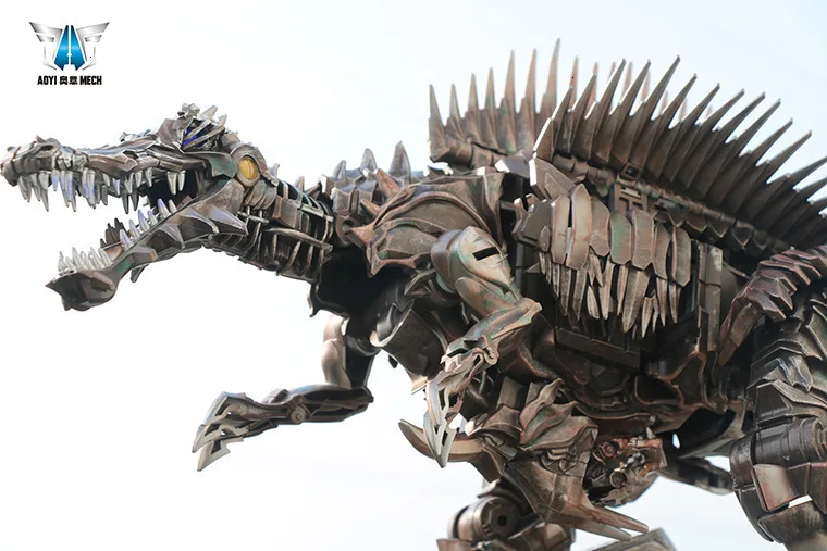 AOYI LS11 LS-11 трансформация фигурка 37 см Scorn Dinobots древний Бегемот динозавр Фильм модель Сплав Abs ко деформации
