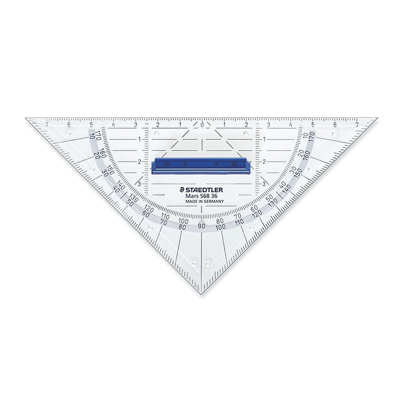 STAEDTLER 568 36 16cm 기하학적 | 그리기 삼각형 판 문구 사무용품 학용품
