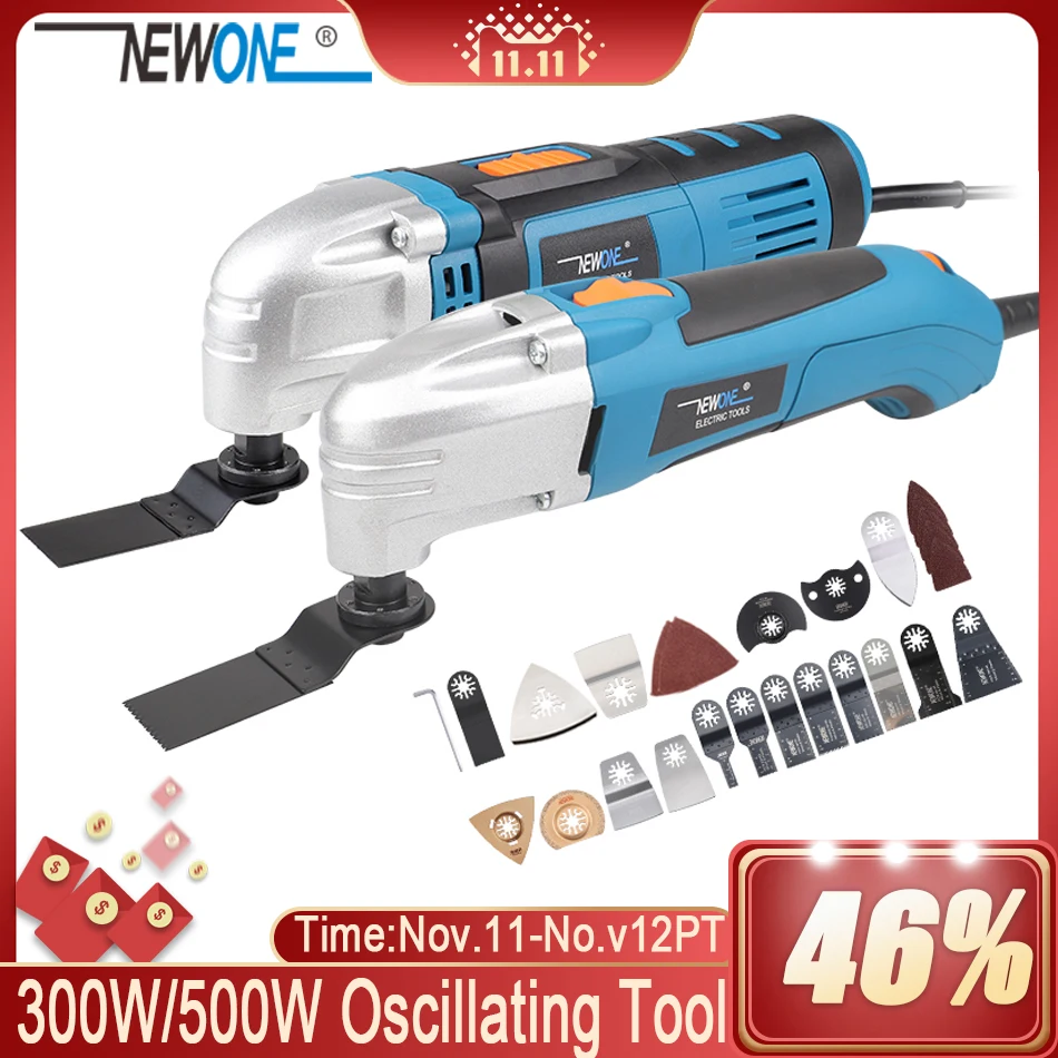 Multifunction Power Tool Electric Trimmer ,renovator saw 300W/500W Multimaster Oscillating Tool with handle,DIY home improvement afbeelding