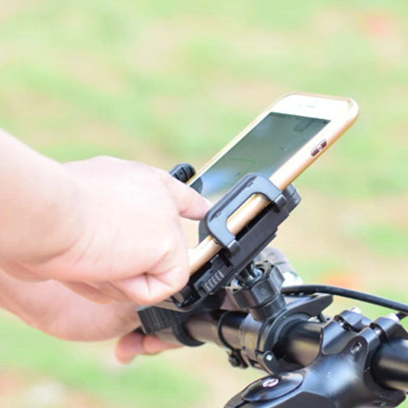 Вращение на 360 ° велосипед мотоцикл Руль держатель Подставка для смартфона gps D7YA