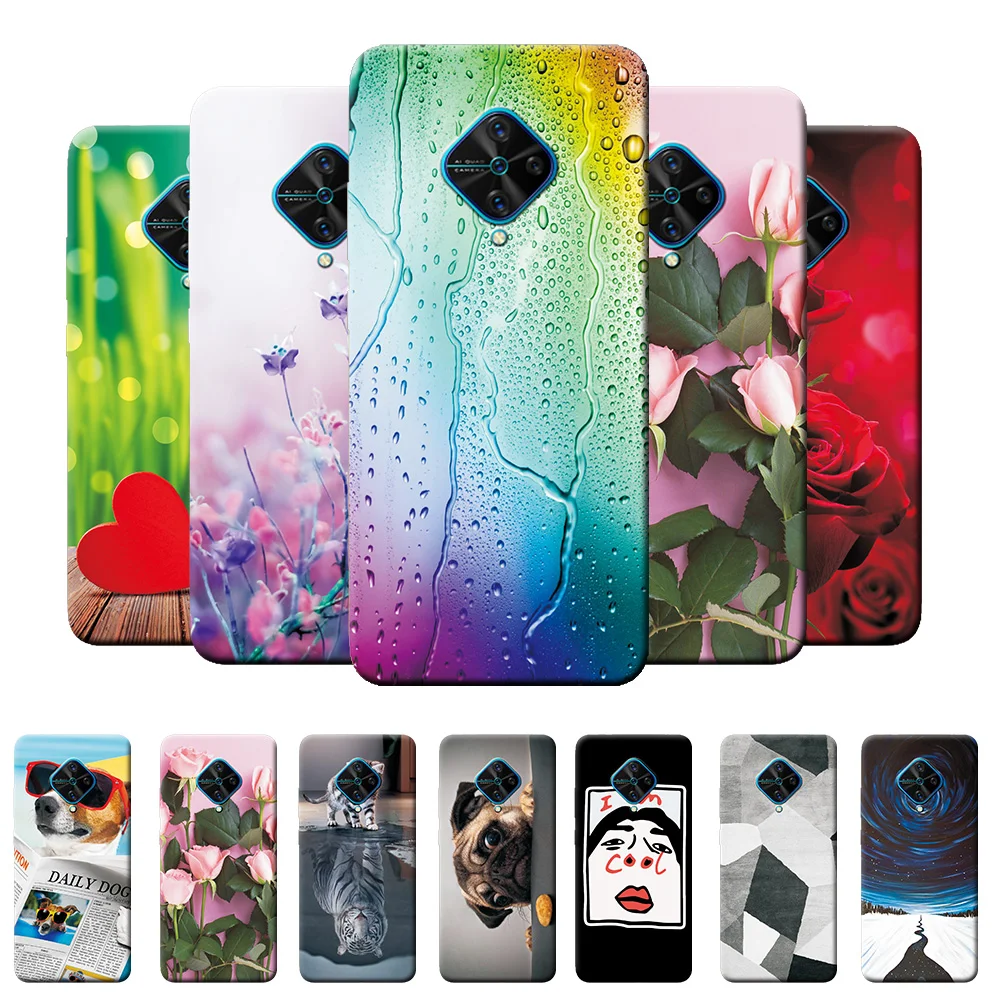Черный чехол для VIVO Y17 Y15 Y12 Y3 U3X U10 мягкий телефона с пейзажем IQOO NEO V17 Z5 задние чехлы