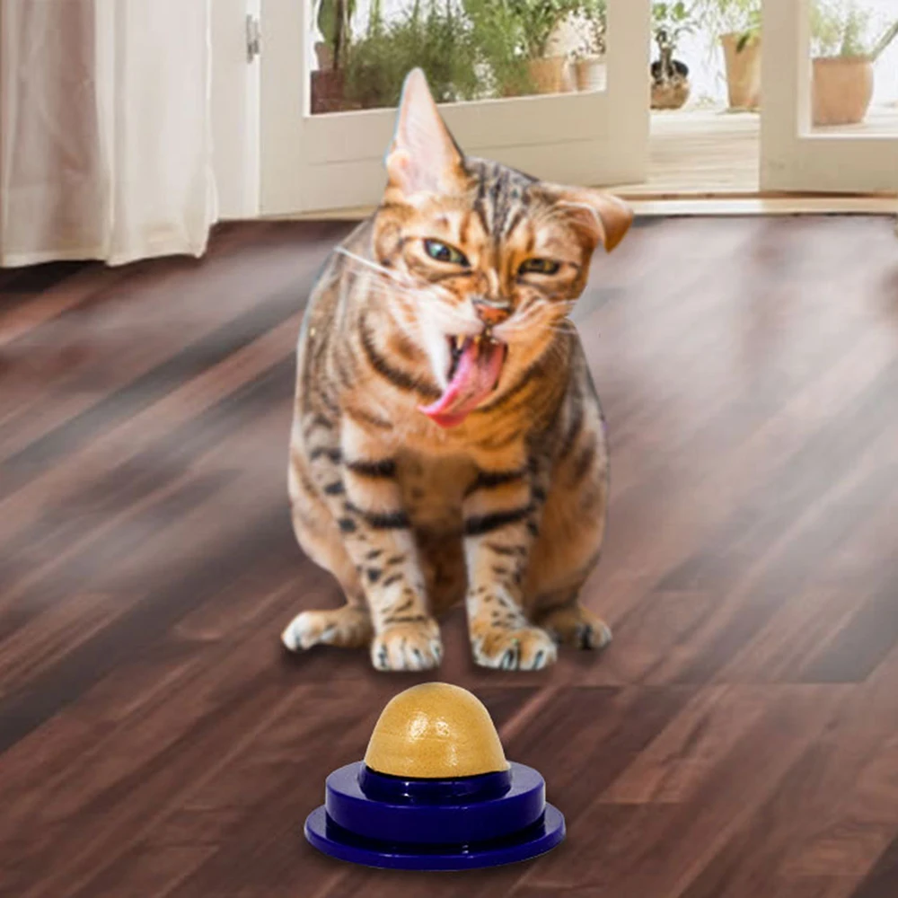 Длинный эффект съедобные Catnip Sugar Cat питательный крем лижание твердых конфет котята забота о здоровье кошка закуски энергии сладкий мяч