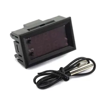 

Controller -50 to 110 Celsius (-58 to 230 F) DC 12V Programmable Heating/Cooling Thermostat Control Switch Module