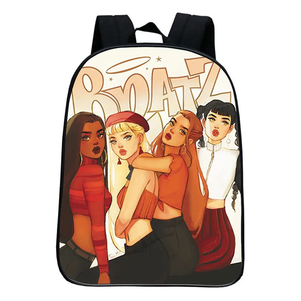 Bratz Backpack Children Funny Mini Cartoon Kindergarten Rucksack Baby Boys Girls Kids Anime Knapsack Mochila 12 Inches