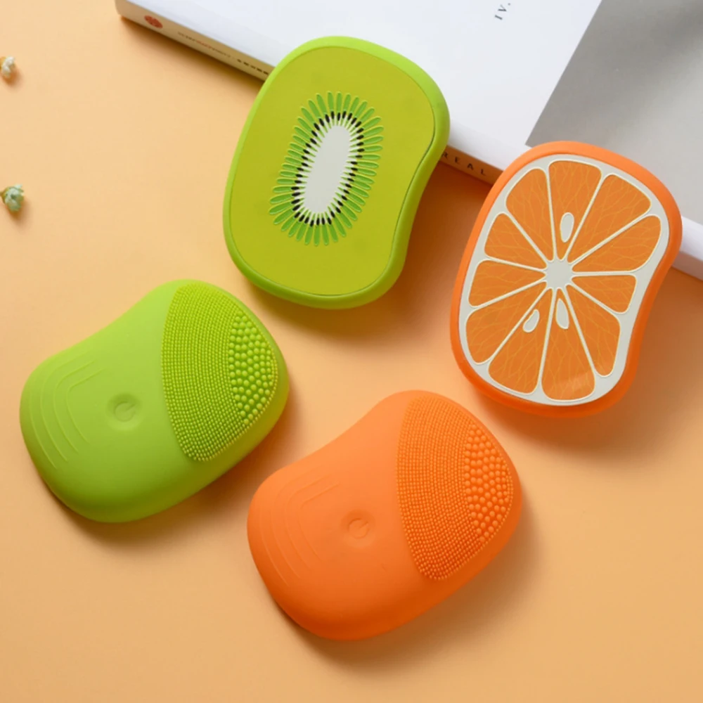 

Face Cleaning Brush Electric Facial Cleanser Washing Brush Mini Electric Facial Brush Waterproof Silicone Face Brush Tools