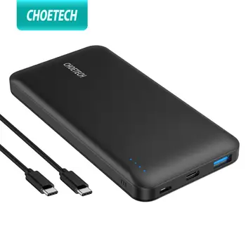 

CHOETECH Power Bank 10000mAh Fast PD 18W Portable Charging for Samsung Quick Charge 3.0 QC3.0 PowerBank for iPad iPhone XS X 11