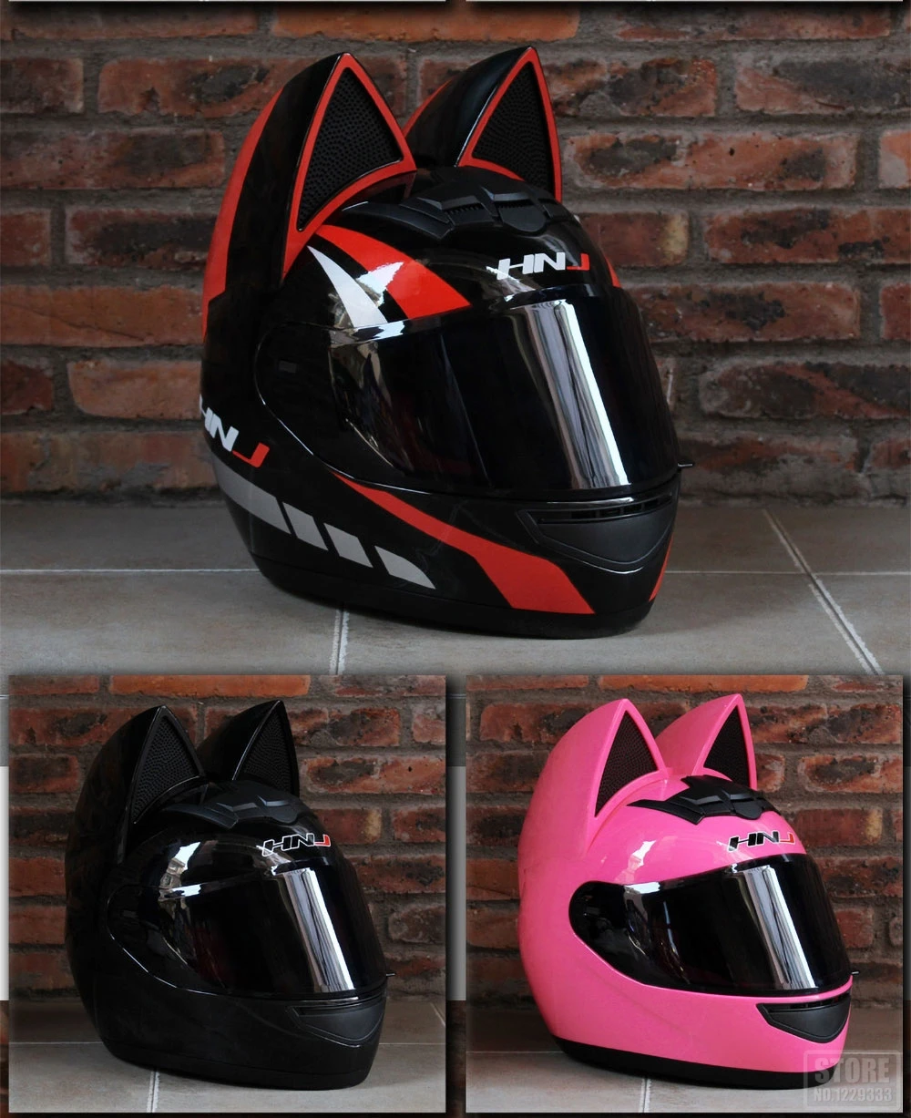 sleek motorcycle helmets
