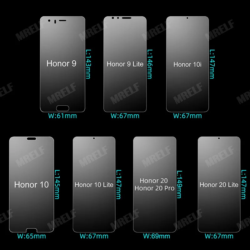 Закаленное стекло для Honor 10 Lite 9 Защитная безопасная защита экрана 10i 20 Pro huawei