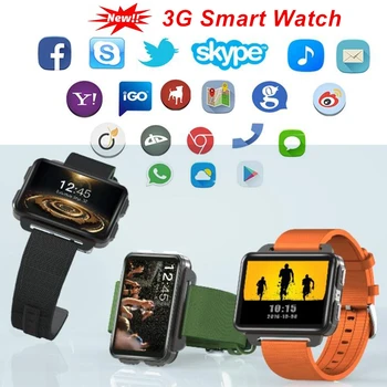 

2020 3G Smart Watch Android 5.1 Smartwatch 2.2 Inch GPS Wifi Call Remind Heart Rate Sleep Tracker Bluetooth Camera Watch Phone