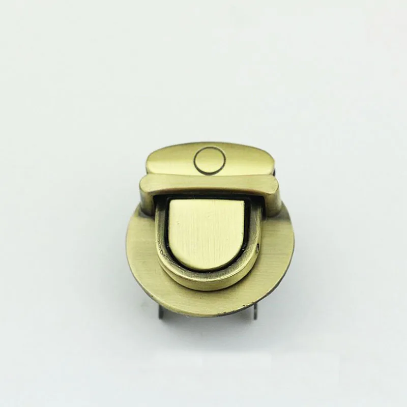 10Pc Round Metal Push Lock closure catch clasp Bag tongue buckles Leather Craft Women Bag Purse Handbag Shoulder Bag Accessories