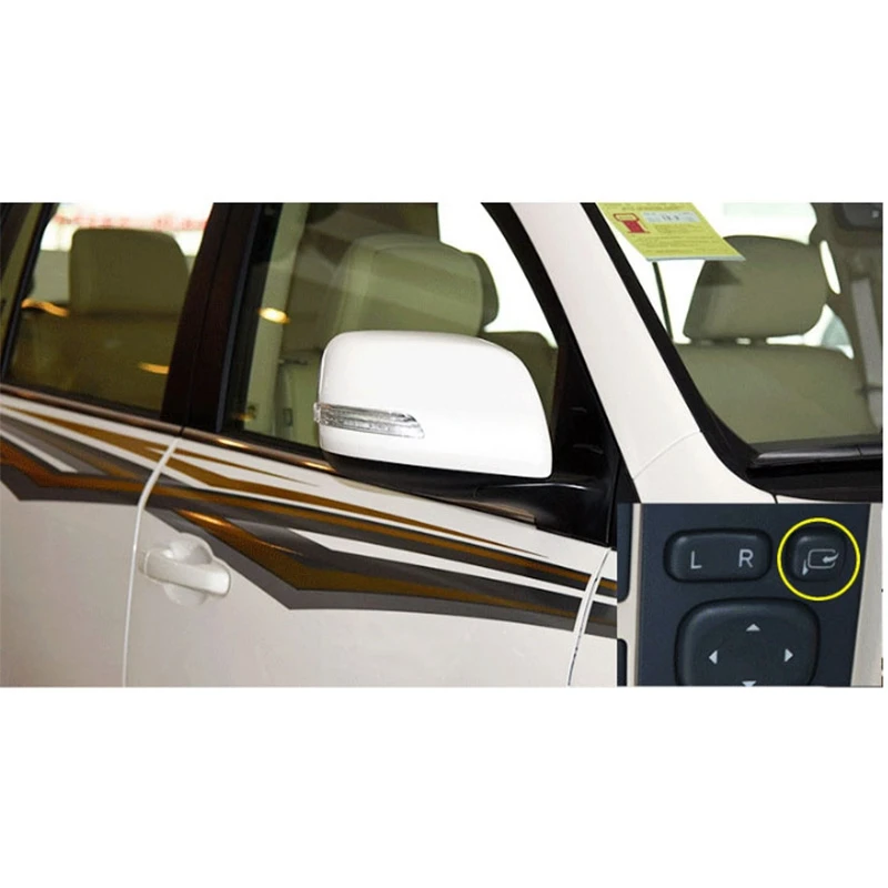 NEW-OBD оконный доводчик+ зеркало Авто складывающийся+ скоростной замок для Toyota Land Cruiser 200 LC 200 FJ200 2008- Аксессуары
