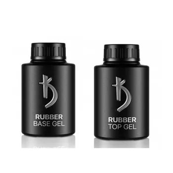 

2 PCS/Set Strong Thicker Base and Top for Nails UV Gel Varnish Rubber Base Coat Reinforce Gel Lak Top Coat Long Last Gelpolish