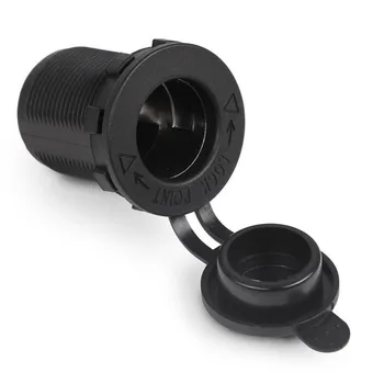 

Waterproof Car Motorcycle Motorbike Cigarette Lighter Power Supply Socket Plug Outlet Power Adapter Fit For 12-24V